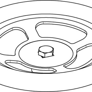 Danfoss Spare part, SVA 300, Handwheel