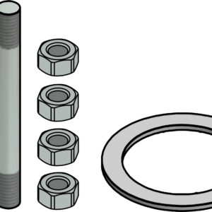 Danfoss Flanges, Staybolt set M12 x 127 (TE12 / FA15), EVRA 20; FA 20; FA 15; TE 12