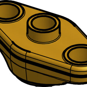 Danfoss Flange set, Flange, 22 mm, Soldering