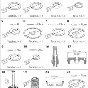 Danfoss Spare part, PMLX, size 125, Overhaul kit