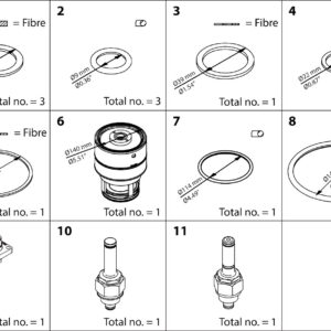 Danfoss Overhaul kit, Overhaul kit