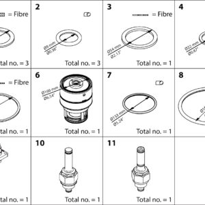 Danfoss Overhaul kit, Overhaul kit