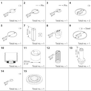 Danfoss Overhaul kit