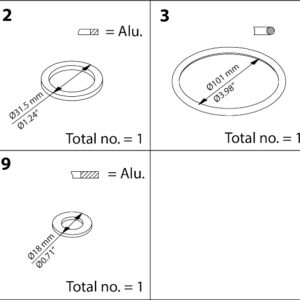 Danfoss Inspection kit, Sealing parts