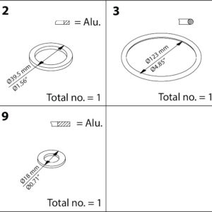 Danfoss Inspection kit, Sealing parts