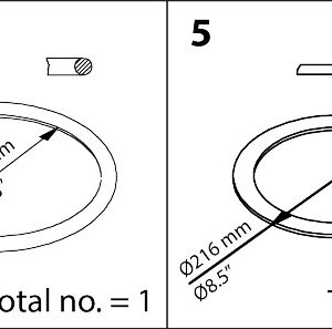 Danfoss Inspection kit, Sealing parts
