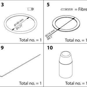 Danfoss Repair kit, Packing gland and sealing