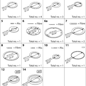 Danfoss Spare part, PM, PML/X, size 80; Repair kit, Repair kit
