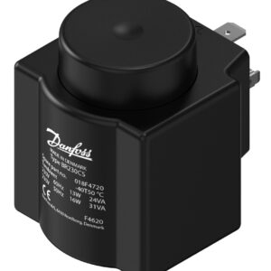 Danfoss Solenoid coil, BR024DS, DIN Spade, Supply voltage [V] DC: 24, Multi pack