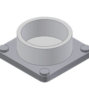Danfoss Flange set, Flange, 76 mm, Soldering