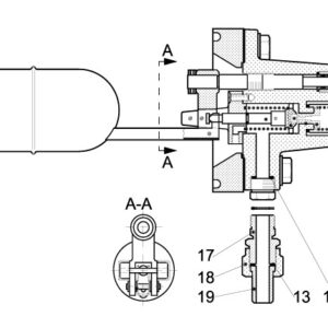 Danfoss Spare part, SV 4; SV 6; SV 5, Nipple assembly