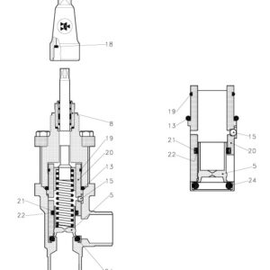 Danfoss Repair kit, Sealing parts