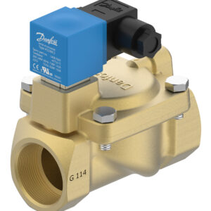 Danfoss Solenoid valve, EV220S, Function: NC, G, 1 1/4, 15 m³/h, EPDM