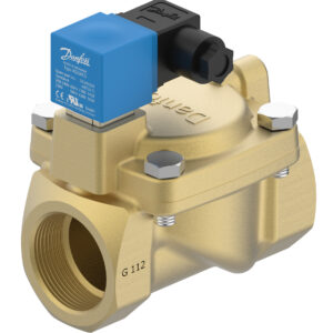 Danfoss Solenoid valve, EV220S, Function: NC, G, 1 1/2, 18 m³/h, EPDM