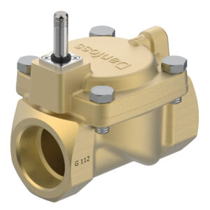 Danfoss Solenoid valve, EV220S, Function: NO, G, 1 1/2, 18 m³/h, EPDM