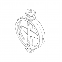 Meson Dual Check Valve DN450 PN10